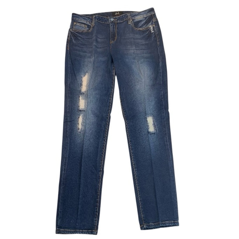 EARL Jeans Distressed Straight Legs Jeans Sz 16